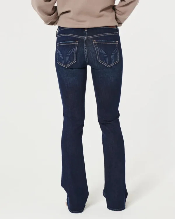 Low-Rise Dark Rinse Wash Boot Jeans - Image 2