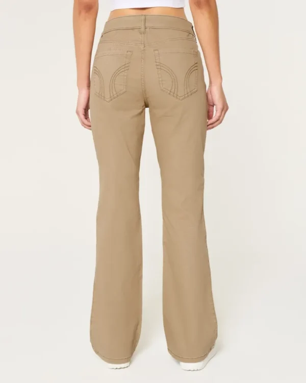 Mid-Rise Khaki Boot Jeans - Image 2