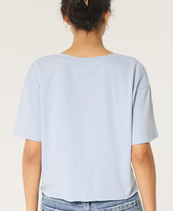 Oversized Crop Nashville Graphic Tee - Image 3